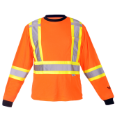 6015O Viking® Safety Cotton Lined Long Sleeve Shirt